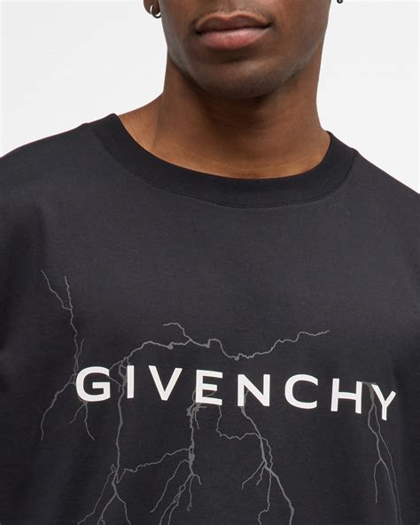 Givenchy Men's Lightning Logo Boxy T